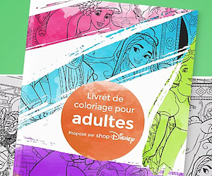 Livre de coloriage pour adulte Disney gratuit à imprimer chez-vous