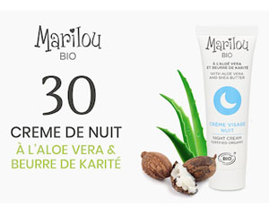 crème nuit Marilou Bio