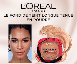 Fond de Teint Longue Tenue en Poudre Infaillible de L'Oréal Paris