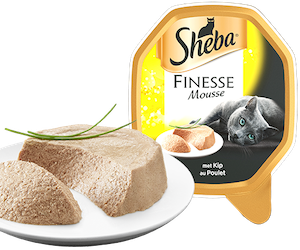 Sheba online finesse mousse