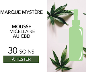 mousse micellaire au cbd