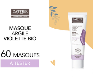 Masque à l’Argile Violette de Cattier