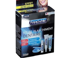 kit blanchiment dentaire rapid white