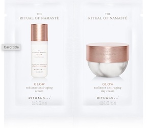 Crème de jour et sérum anti-âge Glow Rituals