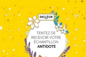 Échantillon gratuit de soin Antidote de Decléor.à recevoir