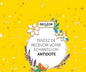 Échantillon gratuit de soin Antidote de Decléor.à recevoir