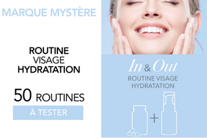 routine in&out visage hydratation d’une marque mystère