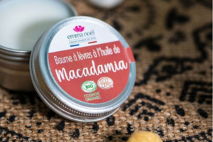 baumes à lèvres à l'huile Macadamia Emma Noël