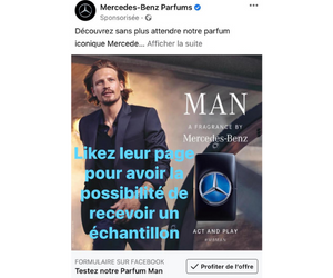parfum Mercedes Benz MAN à recevoir