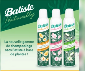 shampoing à sec de Batiste Naturally