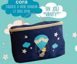 un vanity pour bébé gratuit chez Cora