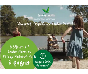 Jeu concours Center Parcs