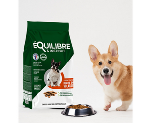 croquette de volaille Equilibres & Instincts chien petite taille