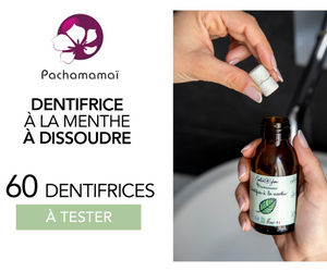 dentifrice à dissoudre à la menthe Pachamamaï