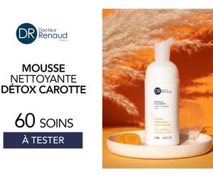 mousse nettoyante Détox Carotte de Dr Renaud