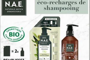 shampooing éco-recharge au choix N.A.E