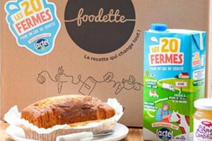 coffret de produits Lactel