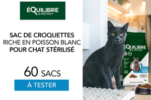 sac de croquettes pour chat stérilisé Equilibre&Instinct