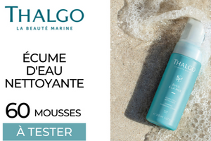 écume d’eau nettoyante de la marque Thalgo
