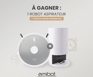 le robot aspirateur Spirit Amibot