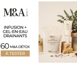 duo infusion + gel en eau drainant M&A Detox