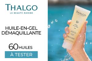 huile-en-gel démaquillante de la marque Thalgo