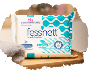 le papier toilette humide Fess'nett
