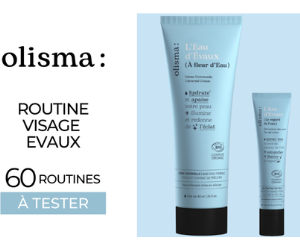 routine visage de la marque Evaux d’Olisma
