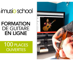 formation à la guitare avec Imusic-school à tester