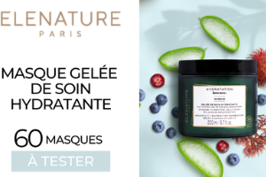 masque gelée de soin hydratante Elenature