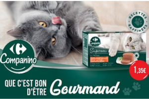 pack pour chat Carrefour Companino Suprem