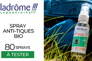 spray anti-tiques bio Ladrôme Laboratoire