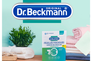 feuilles magiques de lessive Dr. Beckmann