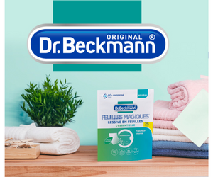 feuilles magiques de lessive Dr. Beckmann