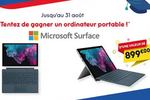 un Microsoft Surface Pro 6 à gagner