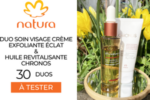 duo de soins chronos de la marque Natura
