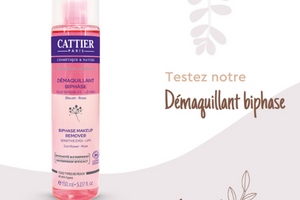 le démaquillant biphase de Cattier
