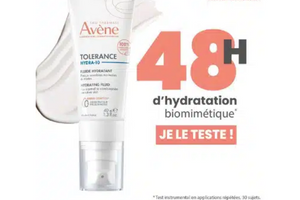 crème hydratante TOLERANCE HYDRA-10 d'Avène
