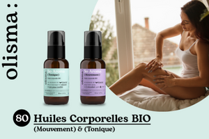 Huiles corporelles bio Olisma