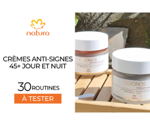 crème anti-signes 45+ jour et nuit Chronos Natura