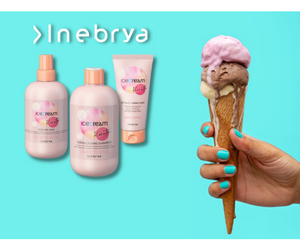 gamme capillaire Ice Cream à la Kératine Inebrya