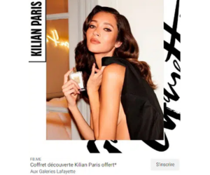 des parfums Kilian Paris à recevoir