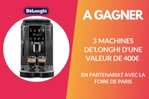 3 expressos broyeurs Magnifica Start de DeLonghi offerts