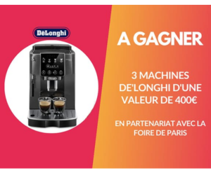 3 expressos broyeurs Magnifica Start de DeLonghi offerts