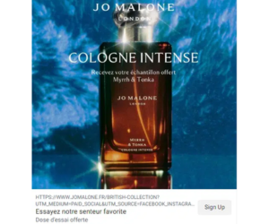 Cologne Intense favorite Myrrh & Tonka de Jo Malone London