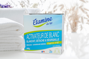 boîte de lessive Activateur de blanc Etamine du Lys