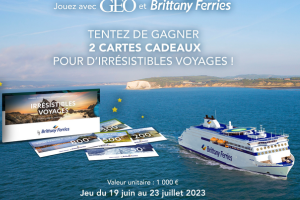 carte-cadeau Brittany Ferries de 1000 € à gagner