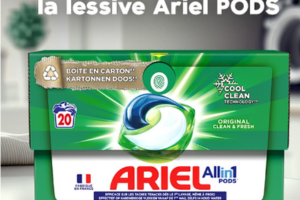 une lessive Ariel Pods à tester