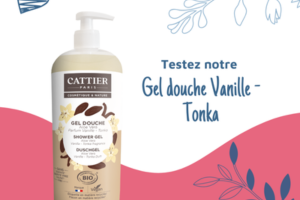 gel douche Vanille Tonka de Cattier