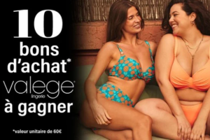 un bon d’achat de lingerie Valège à gagner